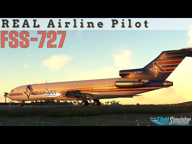 FSS 727 First LOOK! | Real Airline Pilot | Flight Sim Studios Boeing 727F | #msfs20 #boeing