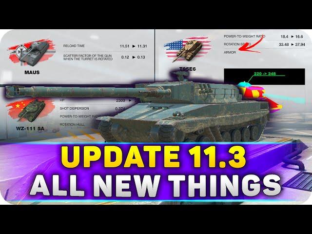 Update 11.3 changes | WoT Blitz