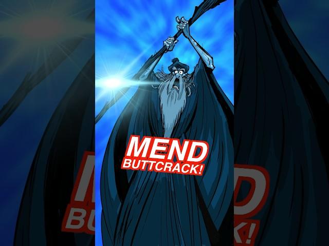 I CAST MEND BUTTCRACK