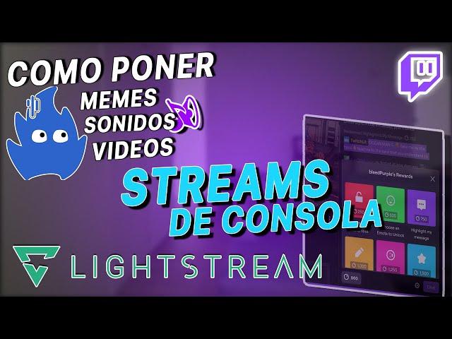 Como usar Triggerfyre en streams de consola con Lightstream | Aletz84