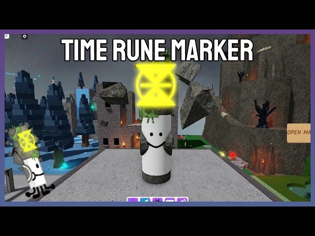 How to find the "Time Rune" Marker |ROBLOX FIND THE MARKERS