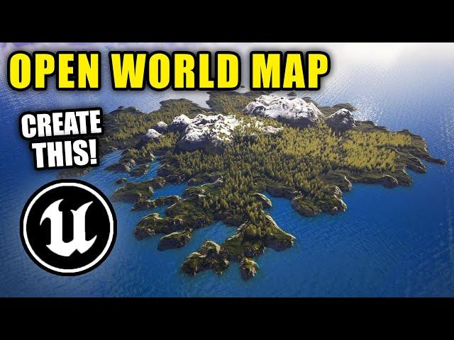 Make An Open World Map in 20 Minutes | Unreal Engine 5 Tutorial