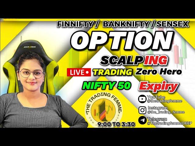 LIVE  TRADING NIFTY50  EXPIRY  ZERO HERO  31 OCT #thetradingfemme #nifty50 #banknifty #livetrading