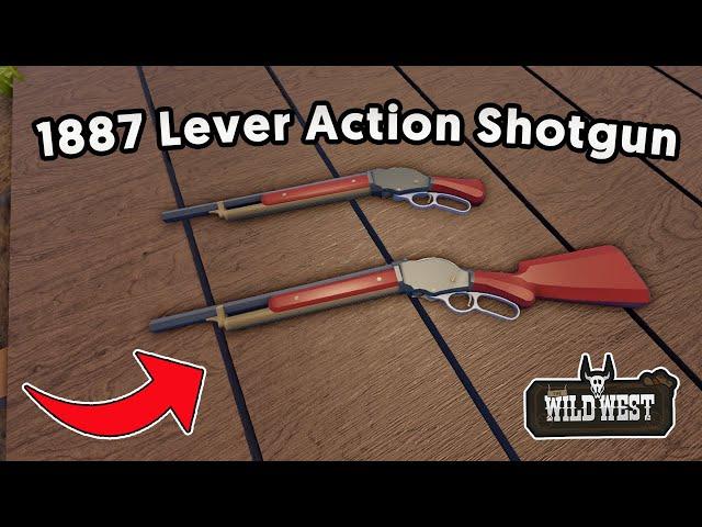 NEW 1887 Lever-Action Shotgun - Sneak Peeks - The Wild West - Roblox