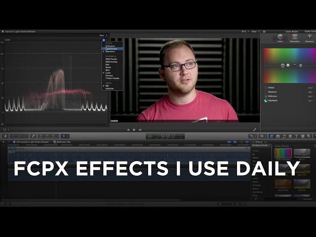 FCPX Effects and Filters I Use Daily