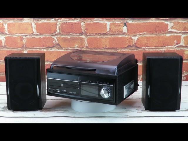 soundmaster ClassicLine MCD1700 HiFi System CD Radio Record Player Turntable