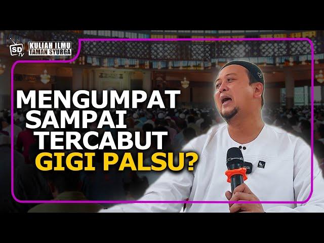 SYAMSUL DEBAT | MENGUMPAT SEHINGGA TERCABUT GIGI PALSU