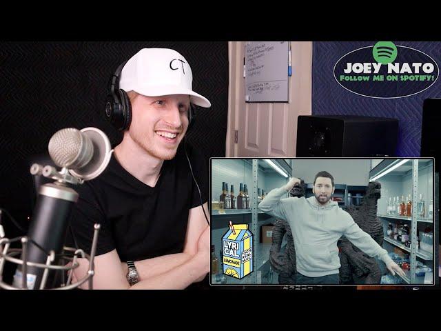 Joey Nato Reacts to Eminem - Godzilla ft. Juice WRLD (Dir. by _ColeBennett_)