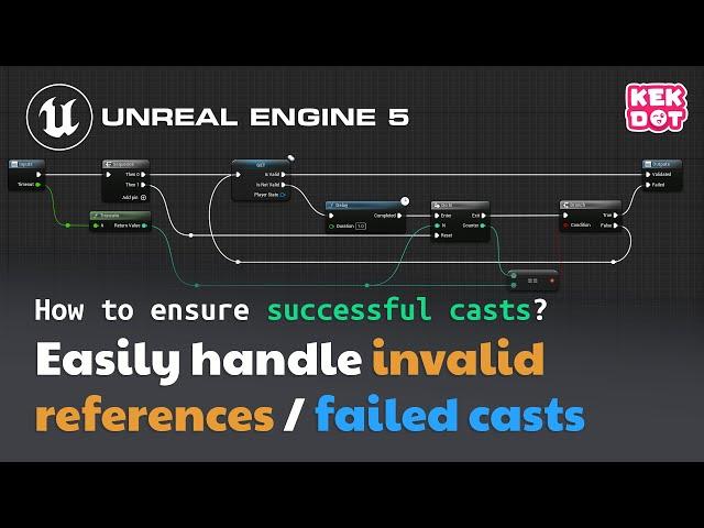 Easily handle Invalid References / Failed Casts | Prevent Accessed None Error | Unreal Engine 5