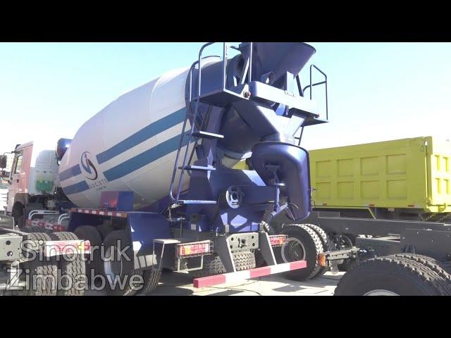 Sinotruk Howo Concrete Mixer Truck for Sale in Zimbabwe