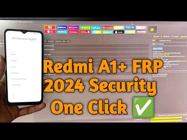 Redmi A1 Plus Frp Bypass  Unlock Tool | Redmi Frp bypass unlock tool 2024 Security