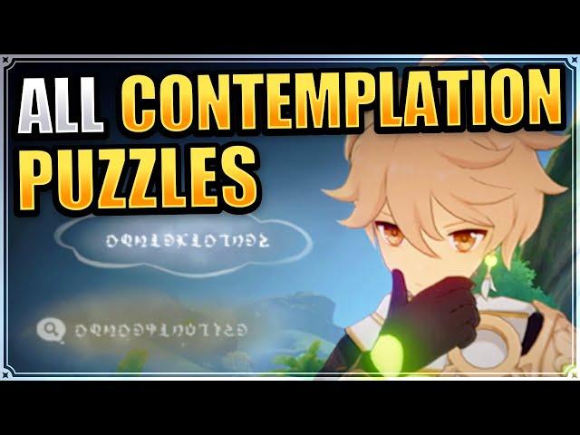 ALL Contemplation Puzzles Guide (FAST AND EASY!) Genshin Impact Sumeru 3.0 Archon Quest