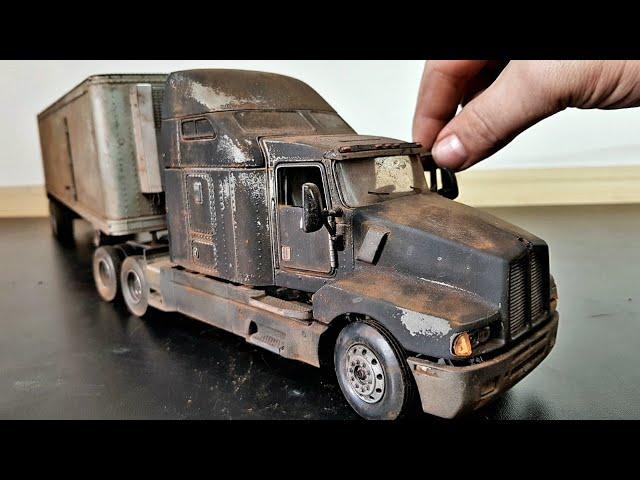 Kenworth T600 Restoration Abandoned Semi Trailer Truck