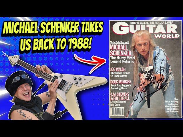 ‼️We revisit January 1988 Guitar World Magazine with MICHAEL SCHENKER!  | RATT | EVH | 4K