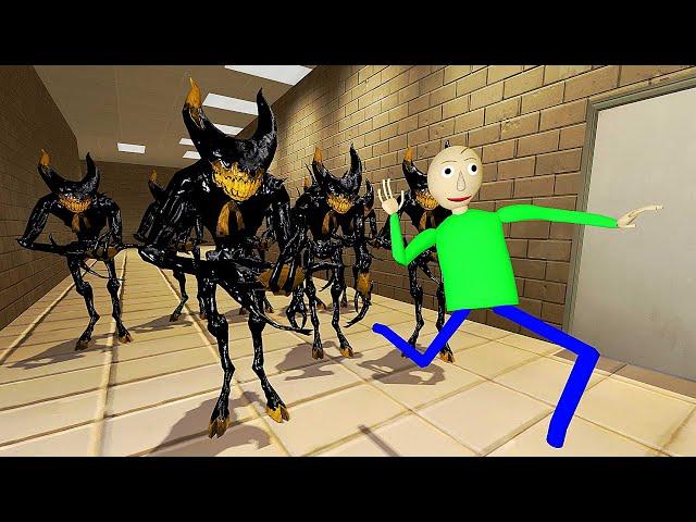 Bendy and the Dark Revival ГОНЯЕТСЯ ЗА НАМИ SANDBOX ► Garry's Mod