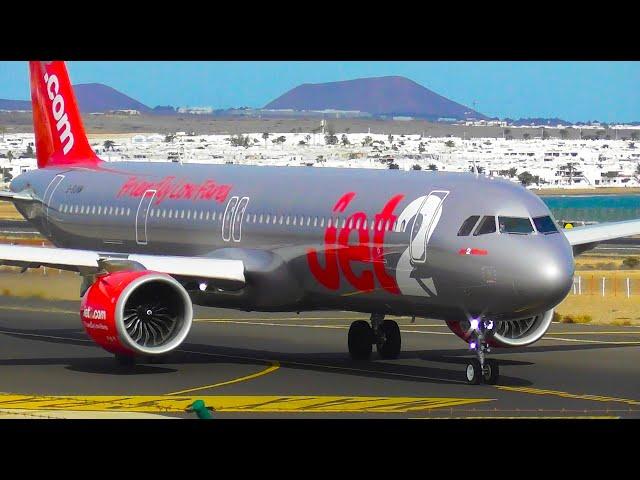 Busy Afternoon Plane Spotting at Lanzarote Airport, ACE | 25-01-25