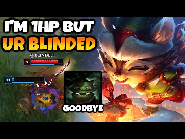 Giving the GIFT of SHROOMS DELETING everyones HP BARS. Nuke Shroom Teemo