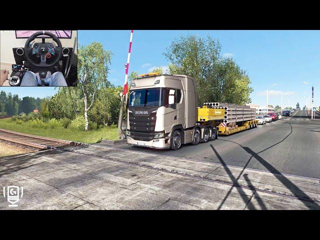 Scania S730 - A Russian Job | Euro Truck Simulator 2 | Logitech g29 gameplay