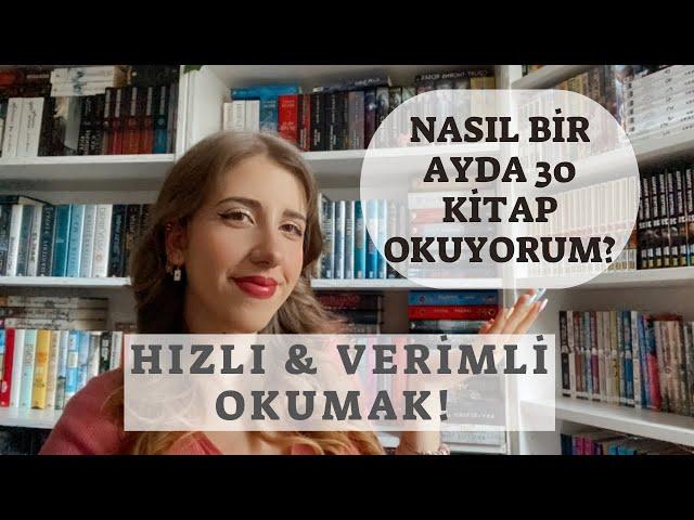 Hızlı ve Verimli Kitap okumak! Tavsiyeler & Yöntemler