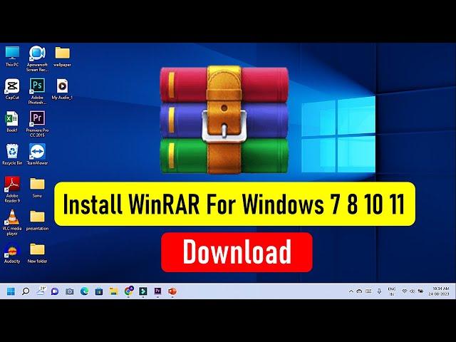 How To Download & Install WinRAR On Windows 7/8/10 | latest version 2023