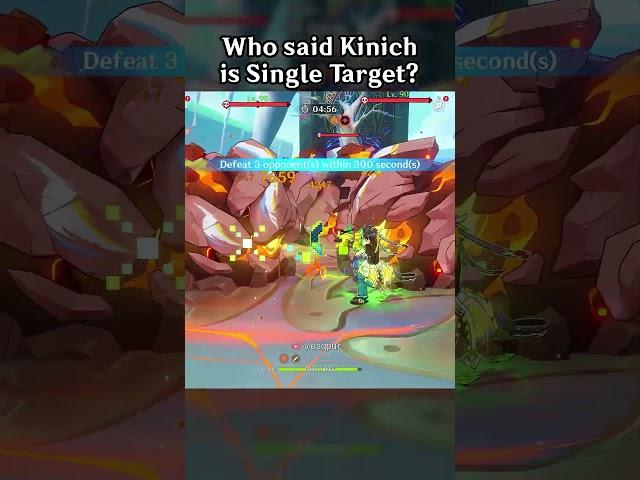 WHO SAID KINICH IS SINGLE TARGET?