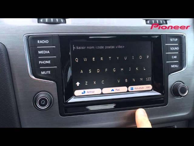 AVIC-F260VAG Navigation GPS pour véhicules groupe VW