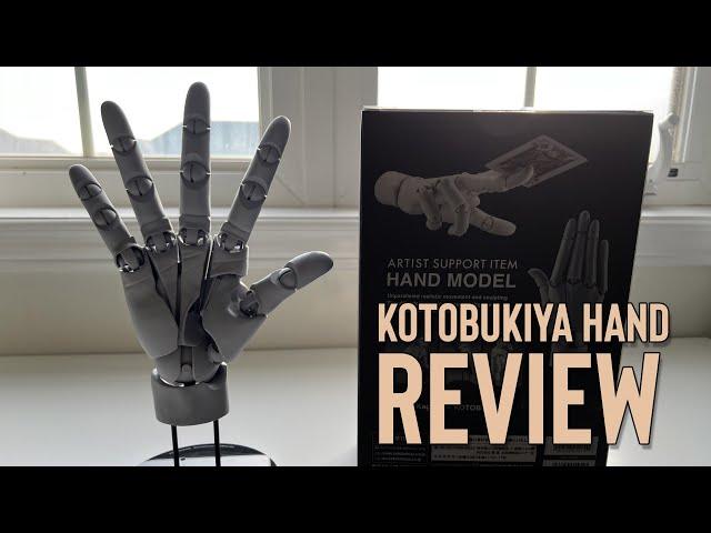 KOTOBUKIYA Artist Support Item Hand Model/R Gray REVIEW