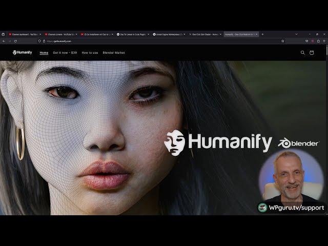 Checking out Humanify for Blender and Genesis 9