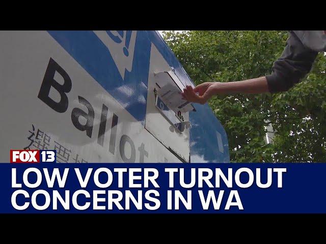 Low voter turnout concerns as primaries enter final stretch | FOX 13 Seattle