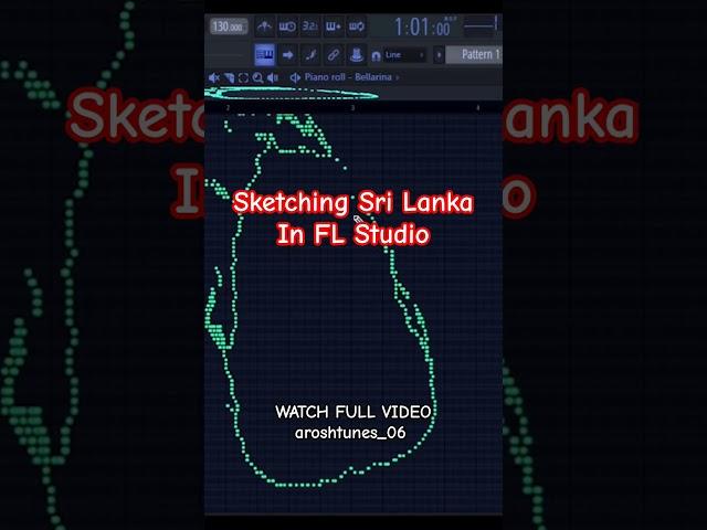 Mapping Sri Lanka in FL Studio #shorts #aroshtunes_06 #flstudio21