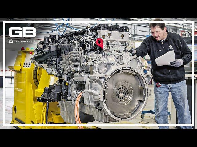 Mercedes Actros ASSEMBLY - Truck Engine PRODUCTION