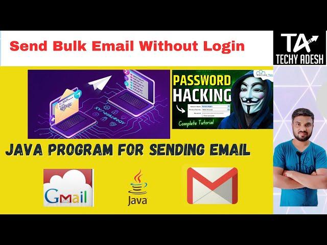 Email Send without Login | Java Program to send Mail | Mail Server SMTP using Gmail