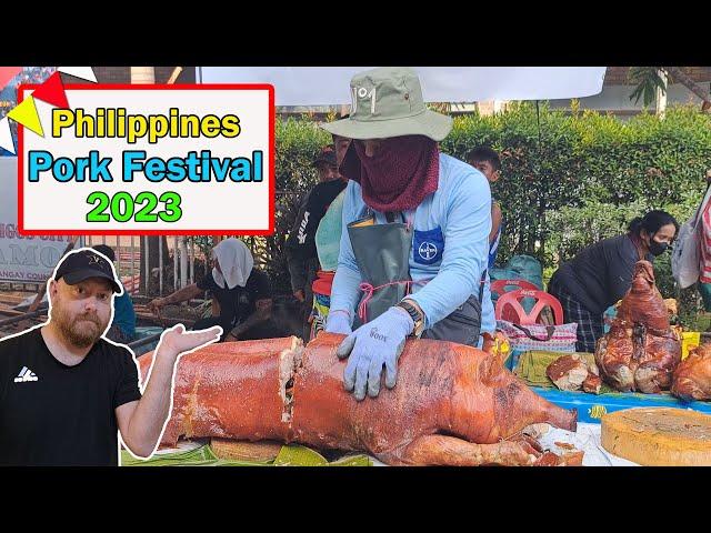 Philippines Pork Festival in Digos City 2023! Lechon!