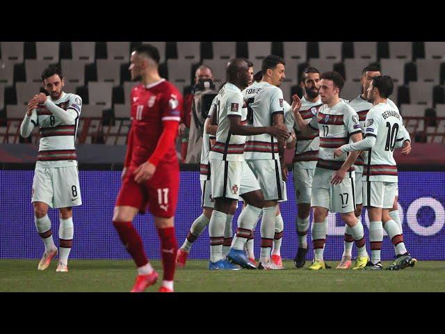 Serbia 2 - 2 Portugal | All goals and highlights | 27.03.2021 | World Cup - Qualification