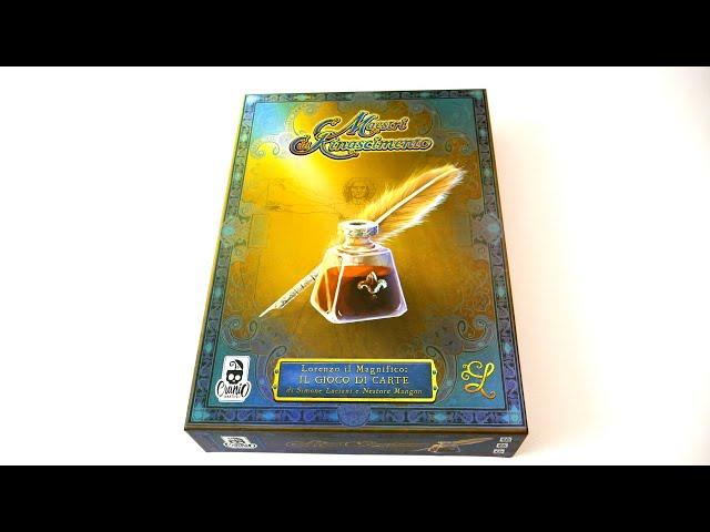 Masters of Renaissance | Boardgame Preview | Cranio Creations