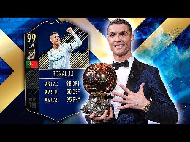 TOTY RONALDO 99! THE HIGHEST RATED CARD IN THE GAME! FIFA 18 ULTIMATE TEAM