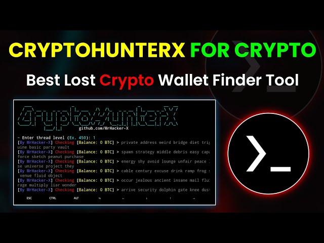 CryptoHunterX: Find Lost Crypto Wallet | By Technolex