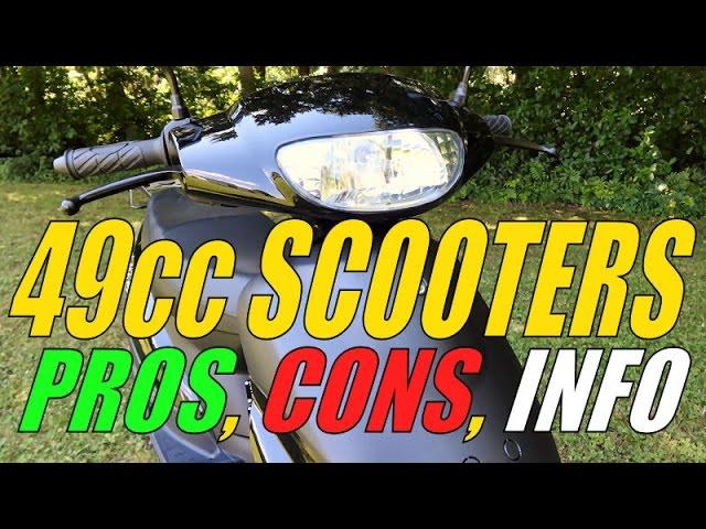 49cc / 50cc Scooter Info, Pros, Cons, & Expectations (Moped)