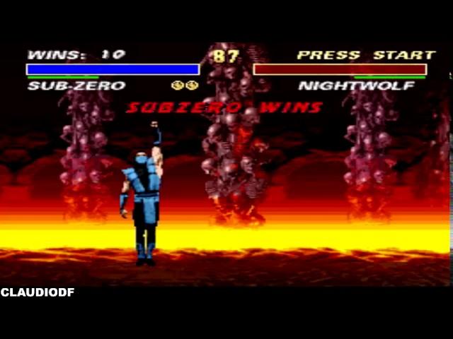 Ultimate Mortal Kombat 3 SUB-ZERO - Very Hard (SNES) [Newbie/TAS]