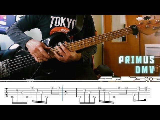 Primus - DMV (2 min bass lesson w/tab)