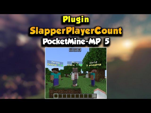 Plugin SlapperPlayerCount | PocketMine-MP 5 | Free Download