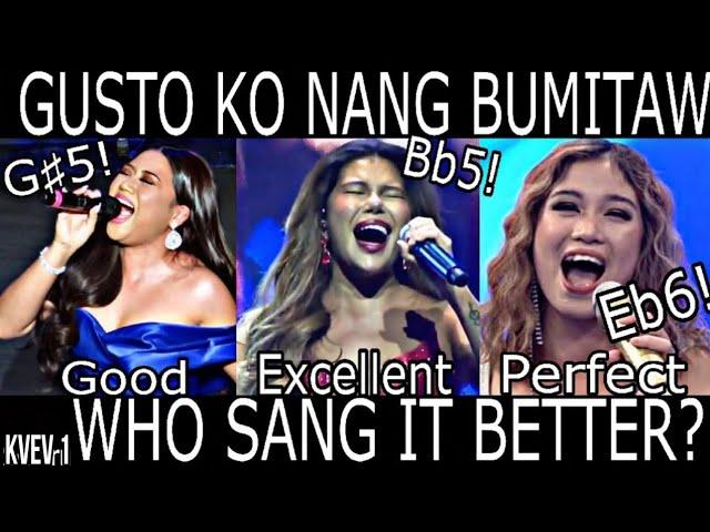 Filipino Singers Attempting Most Hardest and Trending OPM Song "Gusto Ko Nang Bumitaw".