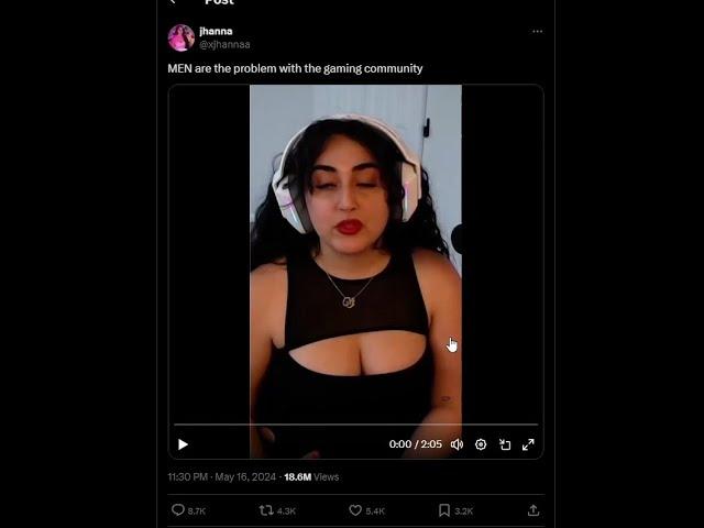 RARE TWITCH W ( SEXSIST E-girl says all MAN bad GETS banned instantly)