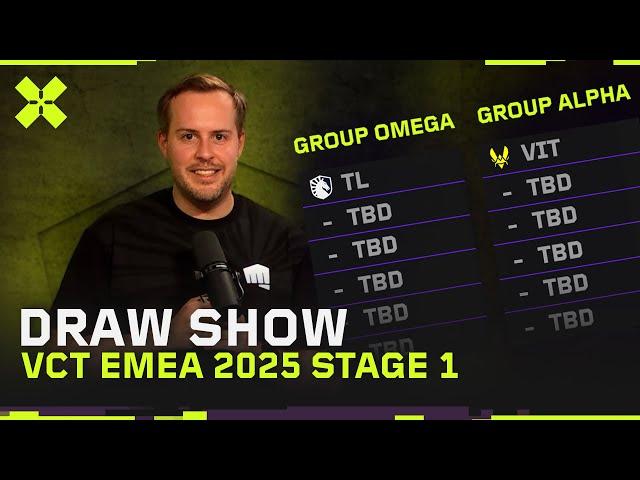 Stage 1 Draw Show | VCT EMEA 2025