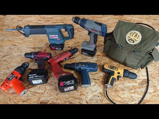 Scrapyard Finds! Repair-A-Thon! Cordless Tools Galore!