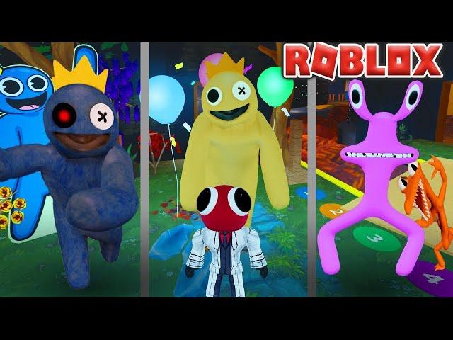 ПРЯТКИ ОТ РАДУЖНЫХ ДРУЗЕЙ В РОБЛОКС ЧЕЛЛЕНДЖ! НУБ И ПРО ВИДЕО ROBLOX Rainbow Friends