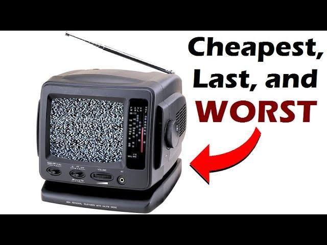  The last black & white TV ever made 