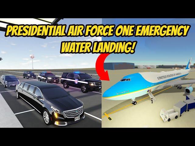 Greenville, Wisc Roblox l President Air Force One Plane Emergency Landing - Roleplay