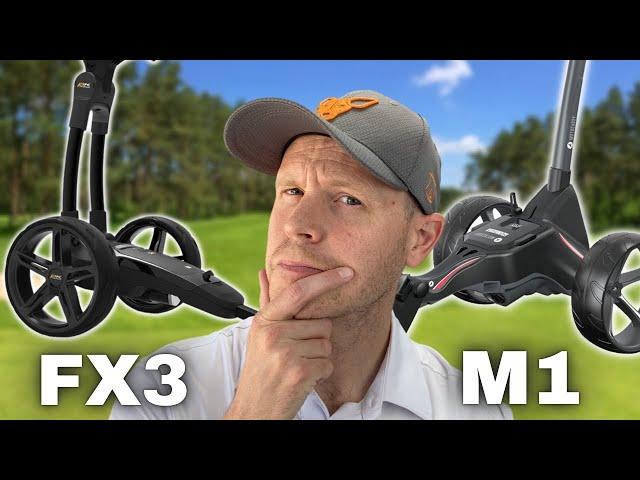 A CLEAR WINNER!! Motocaddy M1 vs Powakaddy FX3 - Electric Golf Trolley Head to Head