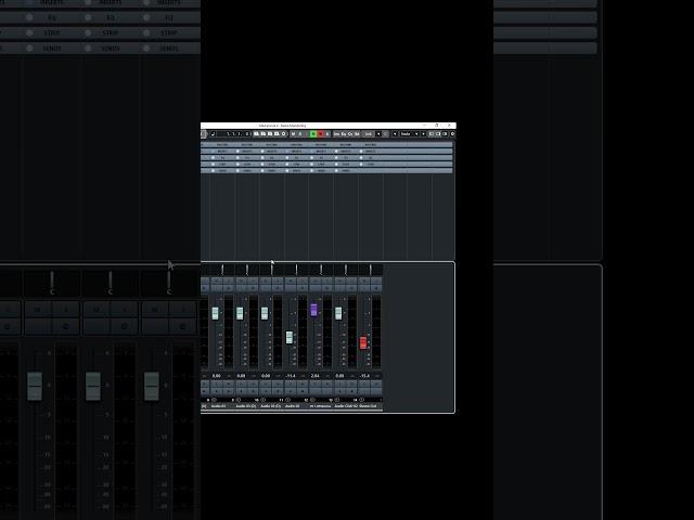 Микшер Cubase. Введение ч.2. #shorts